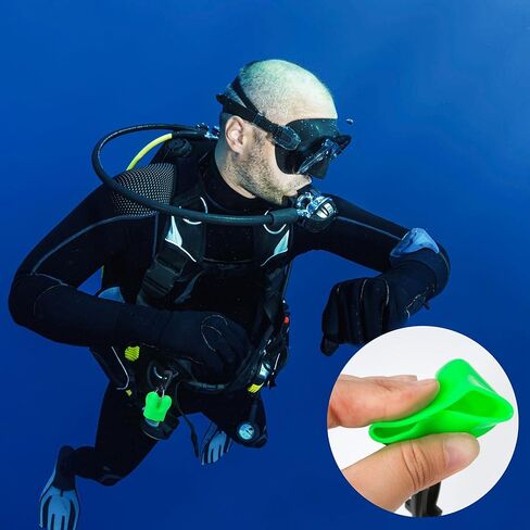 Scuba Regulator Mouthpiece Cover with Clip for Diving & Snorkeling, Protect Against Dirt Sand Debris, Easy to Attach Remove, Ideal Dive Gear Accessory PVC Octopus Holder Retainer Dust Protector Cap in Kuwait