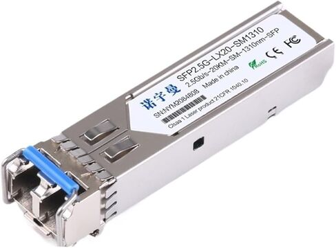 2.5G Optical Module Single-Mode Dual-Fiber 1310NM Optical Fiber Module SFP Multi-Mode 850nm Dual LC Port 1550nm Switch 10KM-20KM(Single Mode 20KM 1310nm) in Kuwait