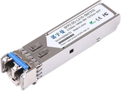 2.5G Optical Module Single-Mode Dual-Fiber 1310NM Optical Fiber Module SFP Multi-Mode 850nm Dual LC Port 1550nm Switch 10KM-20KM(Single Mode 20KM 1310nm) in Kuwait