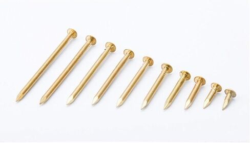 Hardware Nails,concrete nail, Pure Copper Nails, Round Head Shape Household Antique Sofa Decoration Woodworking, 250g-40mm Bronze(20mm Copper Bright) in Saudi Arabia
