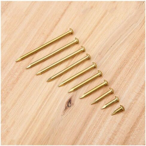 Hardware Nails,concrete nail, Pure Copper Nails, Round Head Shape Household Antique Sofa Decoration Woodworking, 250g-40mm Bronze(20mm Copper Bright) in Saudi Arabia