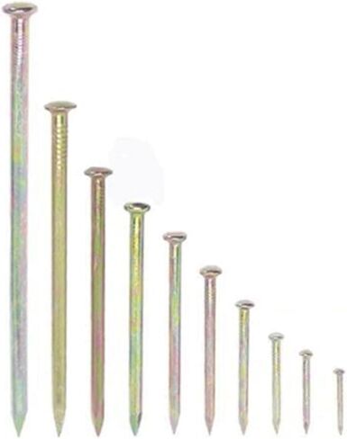 مسامير الأجهزة، مسمار خرساني، أظافر خرسانة رفيعة على جدار الأسمنت، مكواة صغيرة، طويلة، أظافر فولاذية - 4 بوصة 100 مم 30 قطعة (3.2 بوصة 80 مم 45 قطعة) in Kuwait