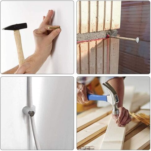 Hardware Nails,concrete nail, Special Steel Nails, Woodworking, Wall, Small Iron Nails-2 inch 50mm42pcs(6 Inch 150mm8pcs) in Saudi Arabia