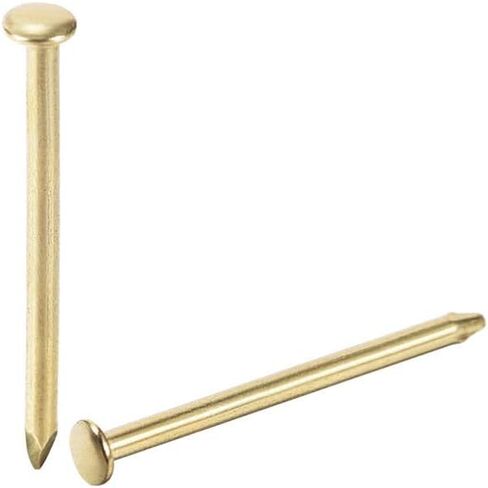 Stainless Steel Hardware Nails, 100 Small Nail Nails 1.2 X19mm, Used for DIY Decoration Picture Wooden Box Household Accessories Gold in Saudi Arabia