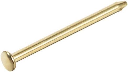 Stainless Steel Hardware Nails, 100 Small Nail Nails 1.2 X19mm, Used for DIY Decoration Picture Wooden Box Household Accessories Gold in Saudi Arabia
