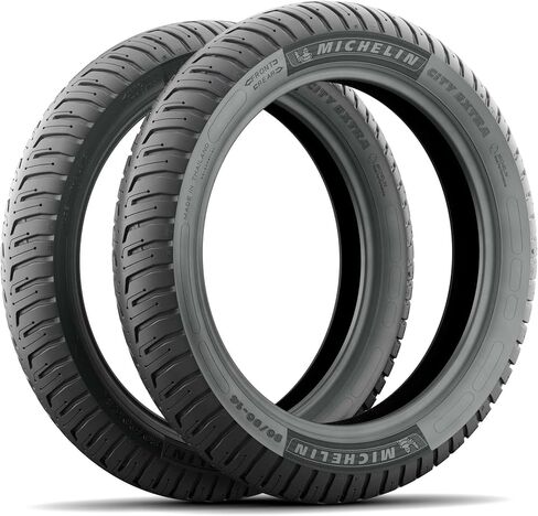 MICHELIN City Pro Street Bias Tire-90/90-18 57P, black in Kuwait