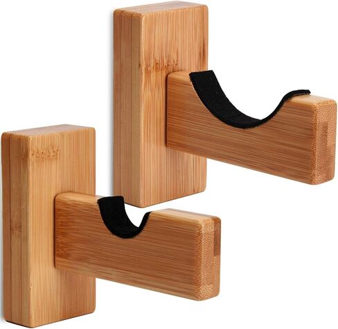 TOBWOLF Baseball Bat Rack Ball Display Holder, Solid Wood Vertical Wall Mount Bracket for Softball Lacrosse Hockey Stick, Ideal for Storage Collectible Memorabilia - Black in Kuwait