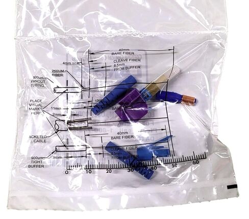 Corning 95-200-99 Pack of 50 UniCam LC Single-Mode Fiber Connectors, No-Epoxy No-Polish, Fast Field-Installable OS2 Termination, Ceramic Ferrule, Low-Loss in Saudi Arabia