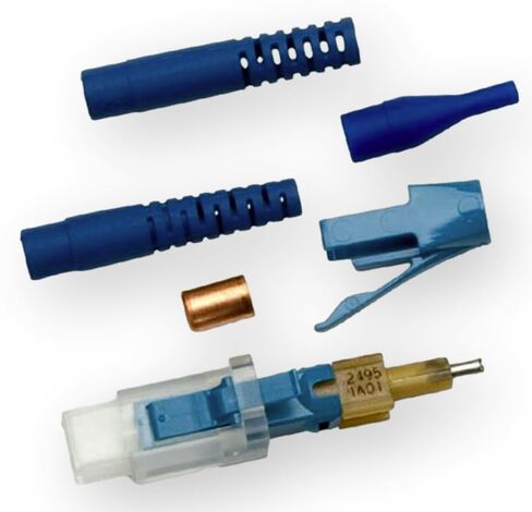 Corning 95-200-99 Pack of 50 UniCam LC Single-Mode Fiber Connectors, No-Epoxy No-Polish, Fast Field-Installable OS2 Termination, Ceramic Ferrule, Low-Loss in Saudi Arabia