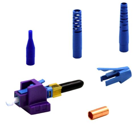 Corning 95-200-99 Pack of 50 UniCam LC Single-Mode Fiber Connectors, No-Epoxy No-Polish, Fast Field-Installable OS2 Termination, Ceramic Ferrule, Low-Loss in Saudi Arabia