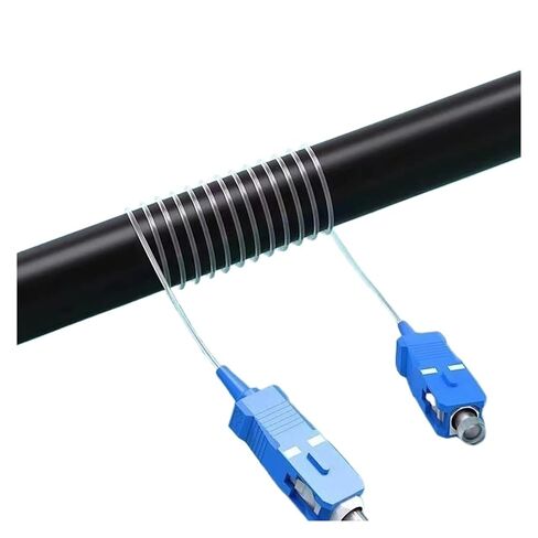 SC/UPC Invisible Cable Fiber Optic Patch Cord Single Mode G657A2 Bend Insensitive 0.9mm Diameter 1000 Mbps(30 Meter) in Saudi Arabia