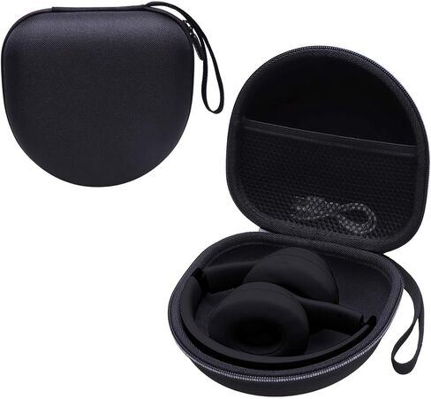 Hard Case Compatible with Beats, JBL, BERIBES, Soundcore Anker, TOZO, KVIDIO, Skullcandy, Picun, JLab JBuds Lux ANC/Studio Wireless Folding Headphones, Travel Carrying Black Case in Kuwait
