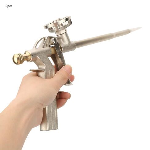 2 Pieces Aluminum Alloy Spray Foam Expanding Gun Filling Sealing Dispenser Gun Insulation Applicator in Saudi Arabia