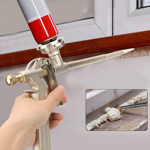 2 Pieces Aluminum Alloy Spray Foam Expanding Gun Filling Sealing Dispenser Gun Insulation Applicator in Saudi Arabia