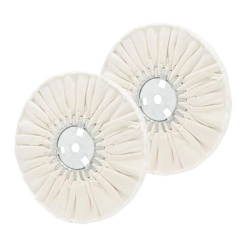 عجلة تلميع مجرى الهواء غير المنسوجة مقاس 10 بوصات، فتحة أربور مقاس 5/8 بوصة | عجلة تحضير السطح لمطحنة الزوايا، مثالية لصنفرة وتلميع الألومنيوم والفولاذ المقاوم للصدأ - قطعة واحدة in Kuwait