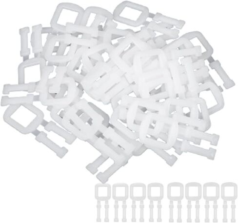 100 عبوة من 100 قطعة من أبازيم الربط البلاستيكية، أختام مشبك ربط يدوي من البلاستيك للتغليف، شريط ربط، شريط بوليستر، شريط سحب 1/2 بوصة، شريط سحب بوليستر، شريط سحب in Kuwait