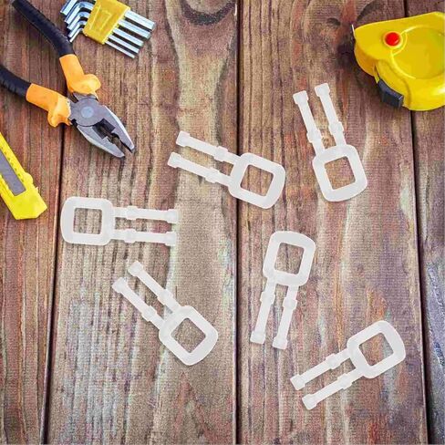 100 عبوة من 100 قطعة من أبازيم الربط البلاستيكية، أختام مشبك ربط يدوي من البلاستيك للتغليف، شريط ربط، شريط بوليستر، شريط سحب 1/2 بوصة، شريط سحب بوليستر، شريط سحب in Kuwait