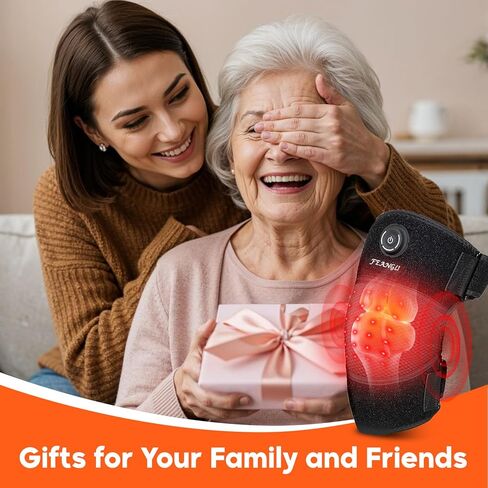 Red-Light-Therapy, Infrared Light Knee Brace Wireless Rechargeable for Knee Shoulder Pain Relief, 660nm & 850nm Infrared Therapy Heated Device for Knee/Shoulder/Joint/Elbow, Gifts for Women Men in Kuwait