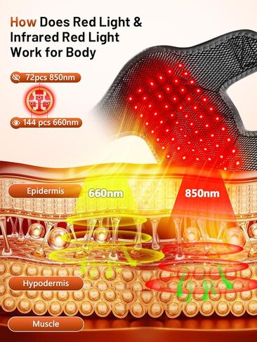 علاج بالضوء الأحمر اللاسلكي المطوَّر للكتف مع التدليك - دعامة كتف قابلة لإعادة الشحن بقوة 5000 مللي أمبير في الساعة قريبة من الأشعة تحت الحمراء مع مدلك بالحرارة والاهتزاز للأكتاف اليسرى واليمنى in Kuwait