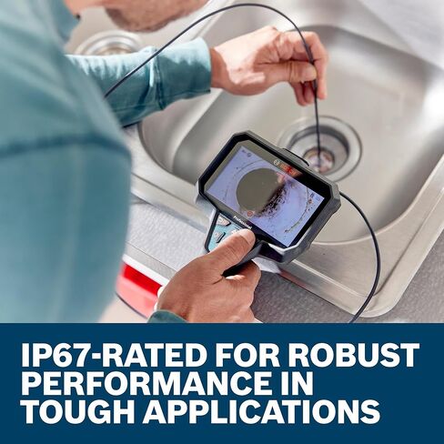 كابل كاميرا الفحص BOSCH GIC-CC5-8 - 5 أقدام عالي الدقة، متين، مصنف IP67 لفحص التدفئة والتهوية وتكييف الهواء والمنزل in Saudi Arabia