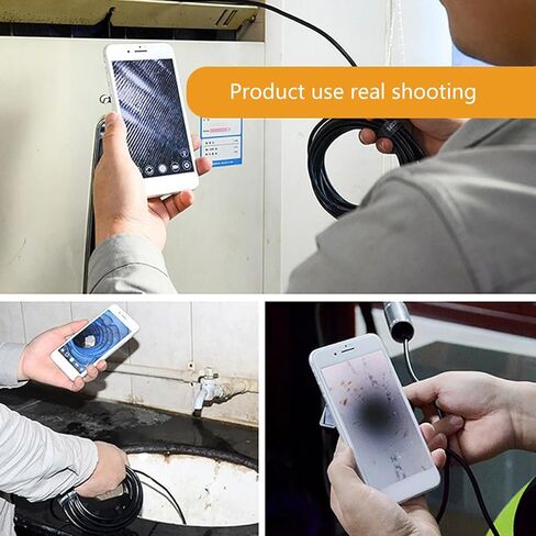 كاميرات التفتيش Borescope، المنظار الداخلي، كاميرات الثعبان المقاومة للماء كاميرات التفتيش مع ضوء LED قابل للتعديل in Kuwait