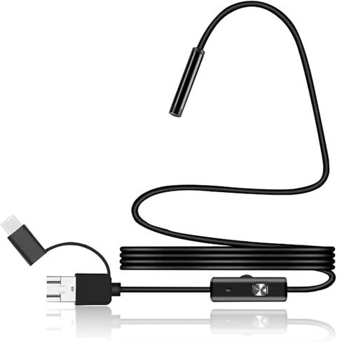 كاميرات التفتيش Borescope، المنظار الداخلي، كاميرات الثعبان المقاومة للماء كاميرات التفتيش مع ضوء LED قابل للتعديل in Kuwait