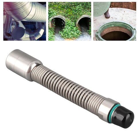 رأس كاميرا فحص المجاري 23 مم، IP68 15 مم قطر الخيط أنبوب تصريف المنظار ملحقات الكاميرا مع 12 مصباح LED قابل للتعديل لخطوط الأنابيب أكبر من 25 مم in Kuwait