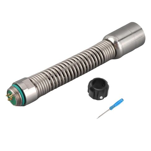 رأس كاميرا فحص المجاري 23 مم، IP68 15 مم قطر الخيط أنبوب تصريف المنظار ملحقات الكاميرا مع 12 مصباح LED قابل للتعديل لخطوط الأنابيب أكبر من 25 مم in Kuwait