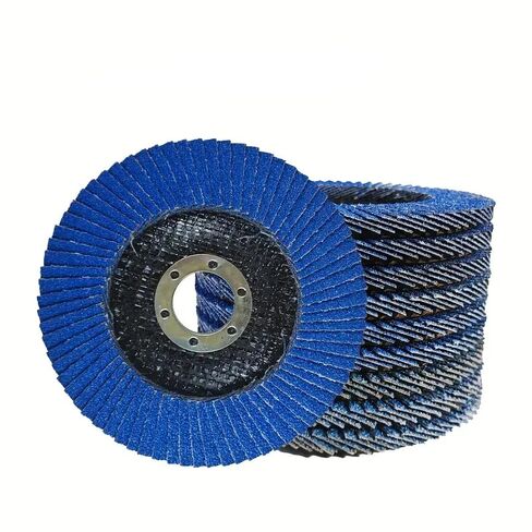 10 قطع بعمود 4 بوصة 5/8 قرص طحن 120 حبيبة، كاشطة زركونيا، طحن فعال، مقاوم للاهتراء ومتين، قرص صنفرة زاوية للمعادن والخشب واللمسة النهائية من الفولاذ المقاوم للصدأ (4in-120#) in Kuwait