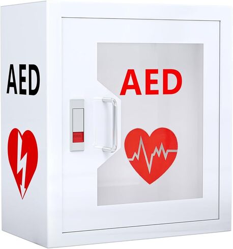 AED Cabinet Wall Mount fits All Brands AED Defibrillator, AED Defibrillator Wall Mounted Cabinet in Saudi Arabia