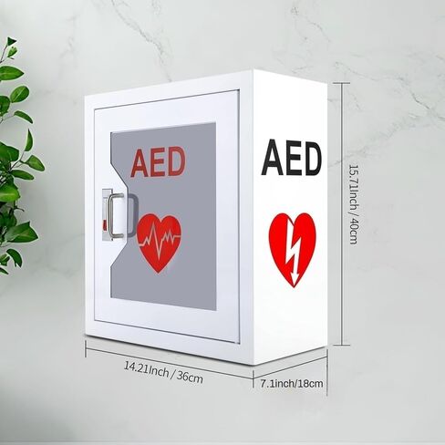 AED Cabinet Wall Mount fits All Brands AED Defibrillator, AED Defibrillator Wall Mounted Cabinet in Saudi Arabia