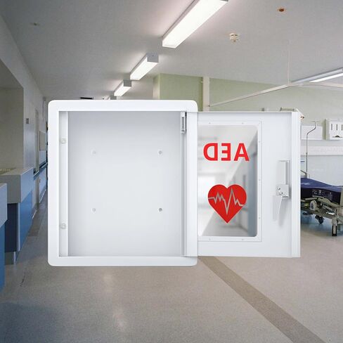 AED Cabinet Wall Mount fits All Brands AED Defibrillator, AED Defibrillator Wall Mounted Cabinet in Saudi Arabia