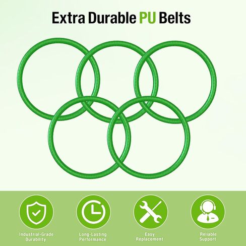 5 عبوات من أحزمة Rock Tumbler البديلة، متوافقة فقط مع AtoRock A1 Rock Tumbler in Kuwait