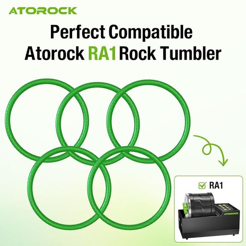5 عبوات من أحزمة Rock Tumbler البديلة، متوافقة فقط مع AtoRock A1 Rock Tumbler in Kuwait
