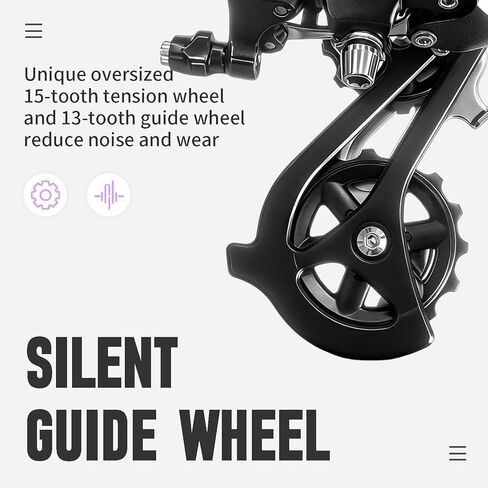 Altus RD-M310 Rear Derailleur 7/8 Speed Bike Rear Derailleur Direct Mount for Mountain Bike Road Bike Most Models in Kuwait