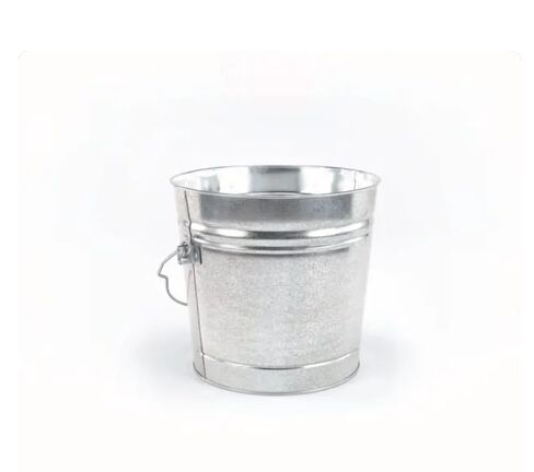 6-Gallon Galvanized Steel Locking Lid Storage Can, Heavy Duty Rodent & Rust Resistant Metal Bin with Wire Handle, Dry Storage for Pet Food Bird Feed Charcoal, 2026 Home Outdoor Essential in Saudi Arabia