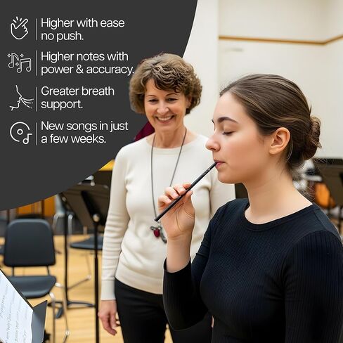 القش الصوتي للتدريب الصوتي - مدرب صوتي متعدد الأحجام للغناء مع كوب الماء الفقاعي - أداة تمرين التنفس SOVT لتوسيع النطاق وتقليل الإجهاد - مجموعة تدريب احترافية in Kuwait