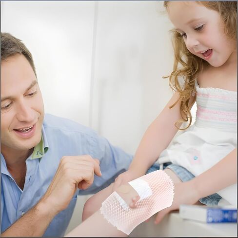 2 Rolls Tubular Bandage 1.5inch Stockinette Tubing for Arm Legs Elastic Net Tubular Support Bandage Reusable Sleeve Stretch Dressing Retainer Gauze Sleeve for Arm Knees Legs in Saudi Arabia