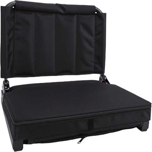 Bleacher Seat, Portable Ergonomic with Lumbar Support, Adjustable Angles, 16.93 Inch Foldable Seat for Outdoor Activities and Sporting Events in Saudi Arabia