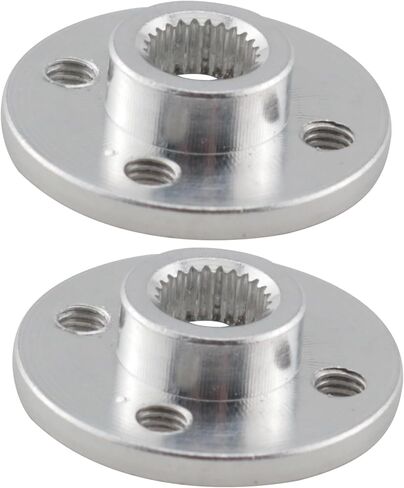 5PCS Aluminum Alloy Small Round Plate with Screws 25T Standard Servo Universal Metal Steering Wheel Robot MG995 MG996 Standard Configuration Suitable for Remote Control Car and Helicopters in Kuwait