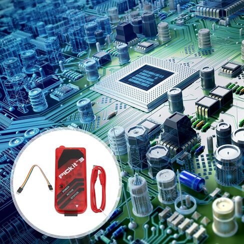 Health Gear Programmer ICSP Interface Simulate Download Series MCU MPLAB Supported, Programmer Emulator for Beginners Microcontroller Programming () in Saudi Arabia