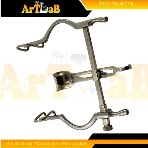 1 Each Veterinary Spreading Retractor 4 inch Balfour Retractor Fenestrated- German Stainless Steel - Self-Retaining Retractor in Saudi Arabia