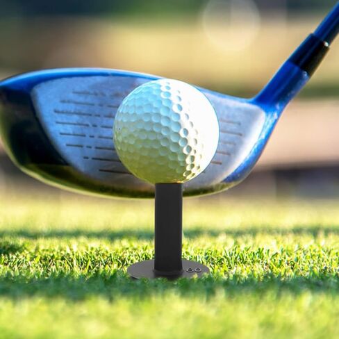 OUNONA Golf Ball Holders and Wear-Resist Golf Tees Set 10pcs Flat Top 42-80mm for Indoor and Outdoor Training in Saudi Arabia