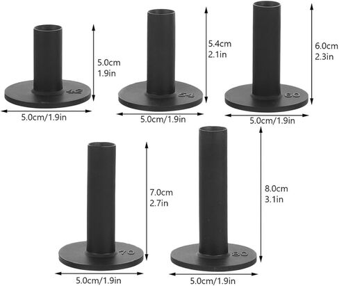 10pcs Silicone Golf Ball Stands with Wear-Resist Golf Tees Set Flexible Reusable Tees Holders for Driving Range and Practice Training in Saudi Arabia