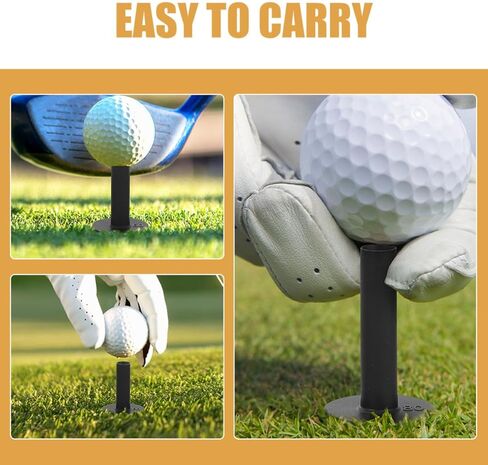 10pcs Silicone Golf Ball Stands with Wear-Resist Golf Tees Set Flexible Reusable Tees Holders for Driving Range and Practice Training in Saudi Arabia
