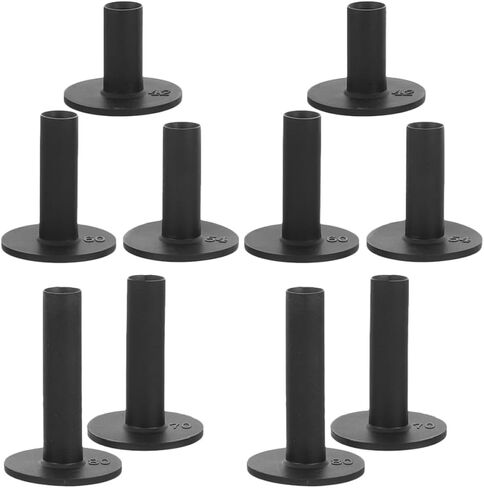 10pcs Silicone Golf Ball Tees Set 42mm-80mm Flat Head Flexible Reusable Wear-Resistant Golf Practice Tees for Driving Range Training in Saudi Arabia