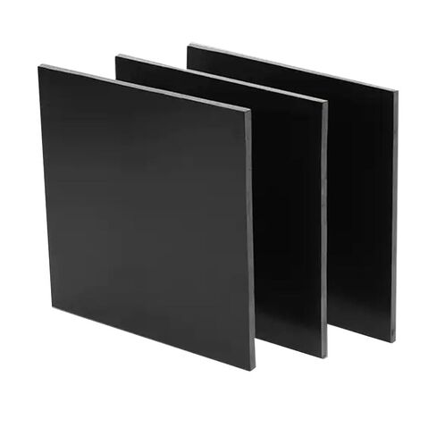 Lightweight Rigid Plastic Foam Sheet,1pcs Black Bakelite Sheets, 3mm - 10mm Thick Insulation Phenolic Resin Board, 300×300mm High Temperature Resistance Plate(8x300x300mm) in Kuwait