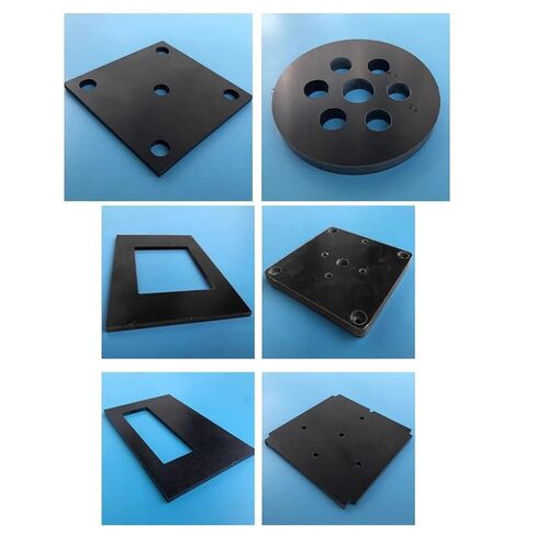 Lightweight Rigid Plastic Foam Sheet,1pcs Black Bakelite Sheets, 3mm - 10mm Thick Insulation Phenolic Resin Board, 300×300mm High Temperature Resistance Plate(8x300x300mm) in Kuwait