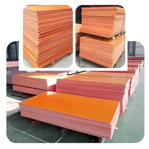 Lightweight Rigid Plastic Foam Sheet,1PCS 1-5mm Thick Orange Bakelite Plate, Insulation Phenolic Resin Board, Antistatic and High Temperature Resistance Sheets(300x500x1mm) in Kuwait