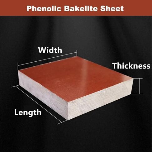 Lightweight Rigid Plastic Foam Sheet,1pcs 1mm 1.5mm 2mm 3mm 4mm -12mm Thick Phenolic Bakelite, 150mm Composite Insulated Glulam Board, Electrical Wooden Fabric Plate(1 * 150 * 150mm) in Kuwait